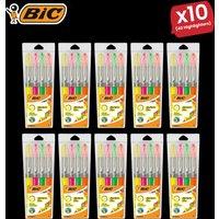 Bic Flex Assorted Fluorescent Highlighters - 10 Packs