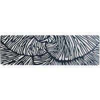 Benjamin Tate Design Bold plaid pattern with wild crossing brushstrokes (Outdoor Cushion)