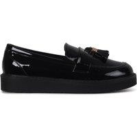 Linzi Women's Naomi Wide Fit Black Patent Loafer | Size: 4-Wide Fit