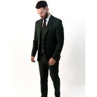 V2 Classic Men's Edward Emerald Three Piece Suit | Size: 38R