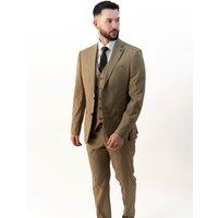 V2 Classic Men's Jasper Olive Three Piece Suit | Size: 52R