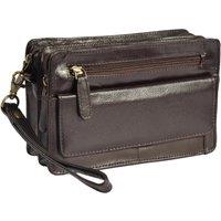Ralf Brown Real Leather Wrist Bag Clutch Travel Organiser Bag