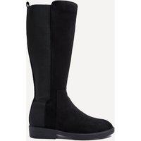Linzi Women's Knight Black Faux Suede High Leg Boot | Size: 5-Standard Fit
