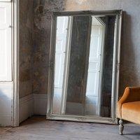 Agenzia 14 Extra Large Antique Silver Ornate Leaner Wall Mirror | Size: XL