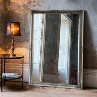 Agenzia 14 Extra Large Antique Silver Ornate Wall Mirror | Size: XL