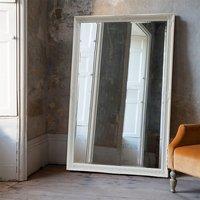 Agenzia 14 Extra Large Antique White Ornate Leaner Wall Mirror | Size: XL