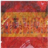Benjamin Tate Design Spain Flag Splash Back in Natural