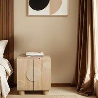 IH Design Ajmer Solid Wooden Small Sideboard in Brown