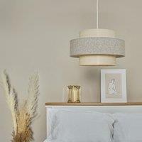 ValueLights Weaver Grey Ceiling Pendant Shade