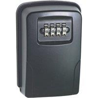 Loops Wall Mounted Key Safe - Weather Resistant Rubber Seal - 4 Digit Combination Lock