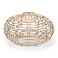 ValueLights Romy Natural Rattan Pendant Ceiling Floor Lamp Light Shade