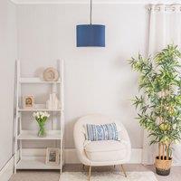 ValueLights Torbery Set of 3 Nesting Easy Fit Ceiling Pendant Light Lamp Shades in Navy