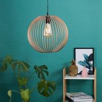 ValueLights Faraday Pair of Copper Ceiling Pendant Shades