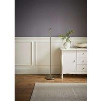 ValueLights Charlie Modern Stem Brushed Chrome Floor Lamp Base in Metallic Silver