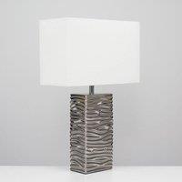 ValueLights Etienne Silver Table Lamp