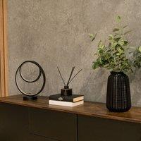 ValueLights Infinity Matte Black Double Loop Integrated LED Table Lamp