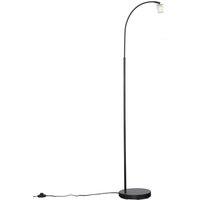 ValueLights Curva Black Floor Lamp Base