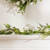 Scottish Everlastings Ltd 150cm White Floral Daisy Garland