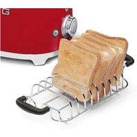 Smeg TSBW01 Bun Warmer Accessory for Two Slice Toasters in Silver