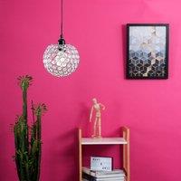 ValueLights Ducy Acrylic Silver Ceiling Pendant Shade