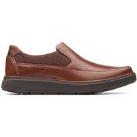 Un Abode Go Loafer Dark Tan Leather Slip Ons