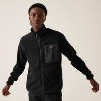 Regatta Men's 'Frankie' Full Zip Fleece in Black | Size: 5XL