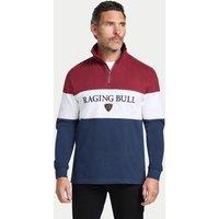 Raging Bull Men's Cut & Sew Quarter Zip in Red | Size: Large