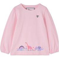 Lighthouse Clothing Girl's Lottie Long Sleeved Tunic Top Dress Shirt in Pink | Size: 3-4 Years