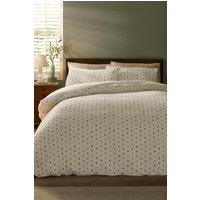 Catherine Lansfield 'Cosy Spot' Fleece Duvet Cover Set Cream | Size: Single