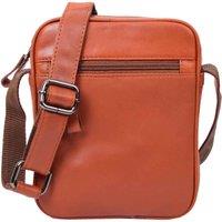 Mens Real Leather Small Size Cross Body Bag Travel Messenger Pouch Parkham Black