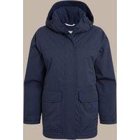 Craghoppers Women's Crossbill Hooded Waterproof Breathable Padded Insulated Jacket in Blue | Size: 10