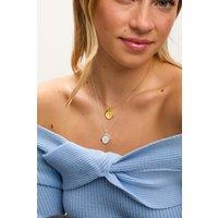 Jon Richard Women's Sterling Silver 925 Polished Beaded Edge Spinner Pendant