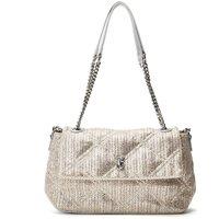 Moda In Pelle Women's 'Bea Bag' Raffia Shoulder Bag in Gold