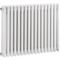 Balterley Triple Column Traditional Radiator 600 x 777mm - High Gloss White