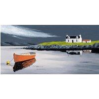 Anthony Barber Silver Light - Lewis Canvas Print in Mid Grey