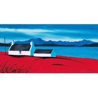 Anthony Barber Over The Sea To Skye I Canvas Print in Blue