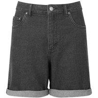 Wombat Women's Denim Shorts in Black | Size: 14