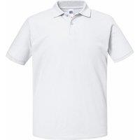 Russell Men's Authentic Piqu Polo Shirt in White | Size: 2XL