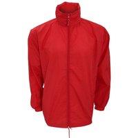 Kariban Men's Casual Windbreaker Jacket in Red | Size: XL