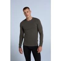 Animal Men's 'Blaze' Warm & Cosy Lightweight Soft Comfy Baselayer Thermal Top in Olive | Size: XL