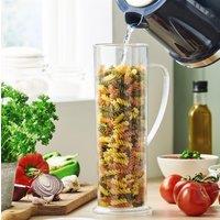 mysmartbuy Express Pasta or Vegetable Cooker - 1.75L Energy Saving Cooking Jug with Thermal Lid & Strainer - H31.5 x 10.5cm | Size: 31.5 x 10.5 cm