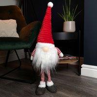Samuel Alexander 67cm Standing Plush Christmas Gonk with Grooved Hat in Red