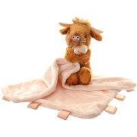 Ziggle Super Soft Comforter Blanket Highland Cow in Light Beige