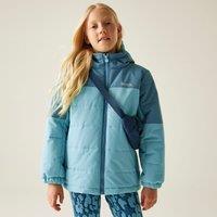 Regatta Lofthouse Durable Insulating Padded Hooded Jacket in Light Blue | Size: 4-5