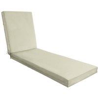 Living and Home Comfortable Outdoor Solid Color Bench Cushion in Beige