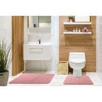 New Edge Blinds Shades Collection 2 Piece Bath Set in Pink | Size: 45 cm width x 75 cm drop