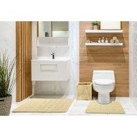 New Edge Blinds Shades Collection 2 Piece Bath Set in Cream | Size: 45 cm width x 75 cm drop