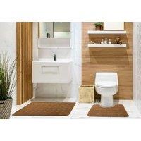 New Edge Blinds Shades Collection 2 Piece Bath Set in Natural | Size: 45 cm width x 75 cm drop