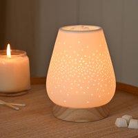 Hestia Tapered Aroma Lamp in White