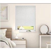 New Edge Blinds Temporary Dim Out Pleated Blind Shade 200cm Drop 60cm Width Charcoal Grey Pleated Blind in White | Size: 70 cm width x 200 cm drop